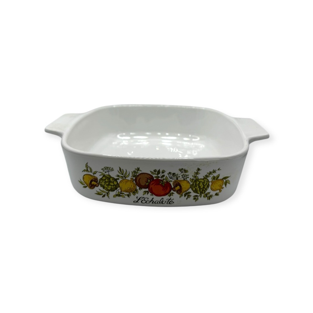 CORNING WARE  L’Echalote 1960’S “SPICE OF LIFE “A-1-B 1QT 278 MA vintage no lid